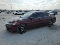 Salvage cars for sale at Arcadia, FL auction: 2016 Honda Accord Sport