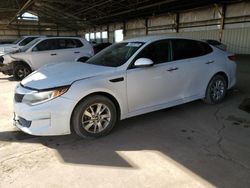 Carros salvage a la venta en subasta: 2016 KIA Optima LX