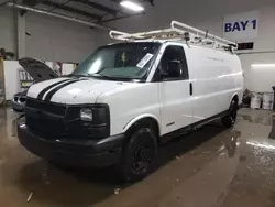 Salvage trucks for sale at Elgin, IL auction: 2006 Chevrolet Express G2500