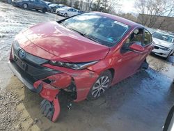 Salvage cars for sale at auction: 2022 Toyota Prius Prime LE