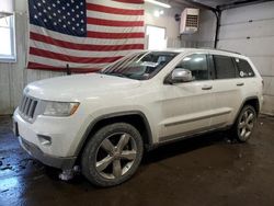 Buy Salvage Cars For Sale now at auction: 2013 Jeep Grand Cherokee Overland