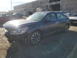 Salvage cars for sale at Fredericksburg, VA auction: 2017 Honda Accord Hybrid EXL