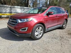 Salvage cars for sale at Greenwell Springs, LA auction: 2018 Ford Edge SEL