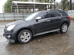 Salvage cars for sale at Austell, GA auction: 2015 Chevrolet Equinox LTZ