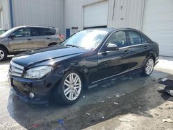 Salvage cars for sale at Savannah, GA auction: 2009 Mercedes-Benz C 300 4matic