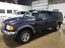 Ford salvage cars for sale: 2001 Ford Ranger Super Cab