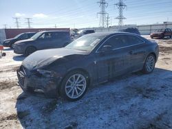 Salvage cars for sale at Elgin, IL auction: 2015 Audi A5 Premium Plus