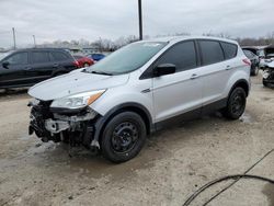 Salvage cars for sale at Louisville, KY auction: 2016 Ford Escape S