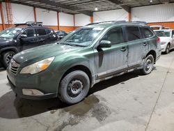 Subaru salvage cars for sale: 2011 Subaru Outback 2.5I Premium