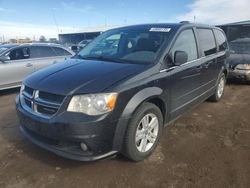 Salvage cars for sale at auction: 2012 Dodge Grand Caravan Crew