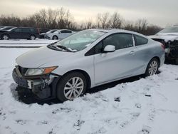 Salvage cars for sale at New Britain, CT auction: 2012 Honda Civic EX