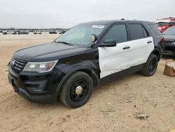 Salvage cars for sale at San Antonio, TX auction: 2016 Ford Explorer Police Interceptor