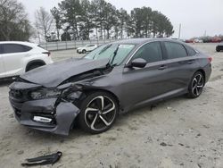 Salvage cars for sale at Loganville, GA auction: 2019 Honda Accord Sport