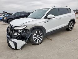 Salvage cars for sale at Grand Prairie, TX auction: 2022 Volkswagen Taos SE