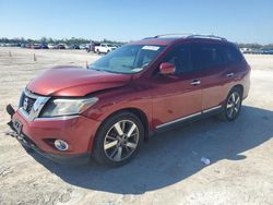 Nissan salvage cars for sale: 2014 Nissan Pathfinder S