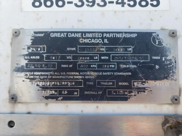 2008 Great Dane 28 DRY Van Trailer