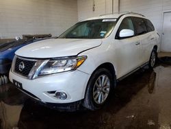 Salvage cars for sale at New Britain, CT auction: 2016 Nissan Pathfinder S