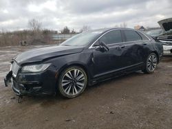 Salvage cars for sale at Columbia Station, OH auction: 2017 Lincoln MKZ Select