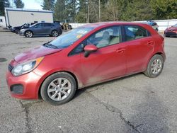 Salvage cars for sale at Arlington, WA auction: 2012 KIA Rio LX