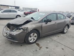 Carros salvage a la venta en subasta: 2015 Honda Civic LX