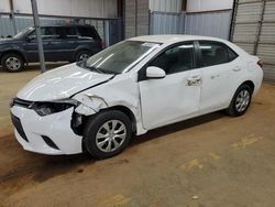 Salvage cars for sale at Mocksville, NC auction: 2016 Toyota Corolla L