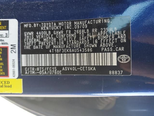 2010 Toyota Camry Base