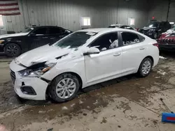 Salvage cars for sale at Franklin, WI auction: 2018 Hyundai Accent SE