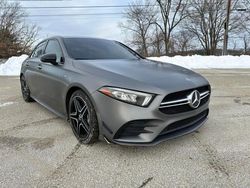 Salvage cars for sale at North Billerica, MA auction: 2021 Mercedes-Benz A 35 AMG