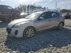 Salvage cars for sale from Copart Mebane, NC: 2012 Mazda 3 I