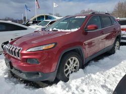 Salvage cars for sale at East Granby, CT auction: 2015 Jeep Cherokee Latitude