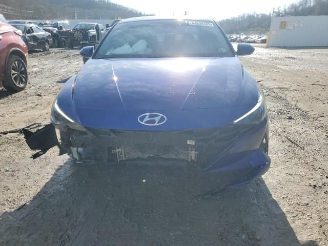 2023 Hyundai Elantra Blue