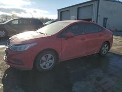 Salvage cars for sale at Duryea, PA auction: 2016 Chevrolet Cruze LS