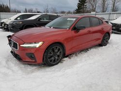 Salvage cars for sale at Bowmanville, ON auction: 2020 Volvo S60 T6 R-Design