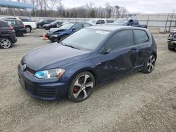 Salvage cars for sale at Spartanburg, SC auction: 2015 Volkswagen GTI