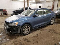 Salvage cars for sale at Ham Lake, MN auction: 2015 Volkswagen Jetta SE