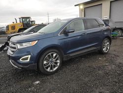 Salvage cars for sale at Eugene, OR auction: 2017 Ford Edge Titanium