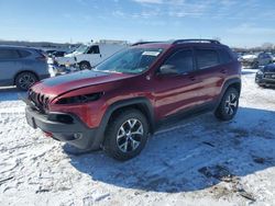 Salvage cars for sale at Kansas City, KS auction: 2016 Jeep Cherokee Trailhawk