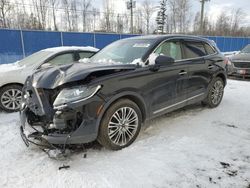 Salvage cars for sale at Moncton, NB auction: 2017 Lincoln MKX Reserve