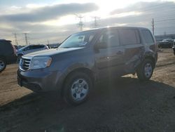 Salvage cars for sale at Elgin, IL auction: 2014 Honda Pilot LX