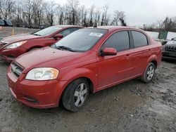 Chevrolet Aveo salvage cars for sale: 2009 Chevrolet Aveo LS