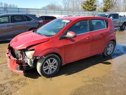 Chevrolet salvage cars for sale: 2012 Chevrolet Sonic LT