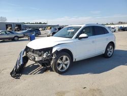 Salvage cars for sale at Harleyville, SC auction: 2018 Audi Q5 Premium Plus