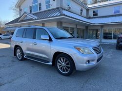 Salvage cars for sale at North Billerica, MA auction: 2011 Lexus LX 570