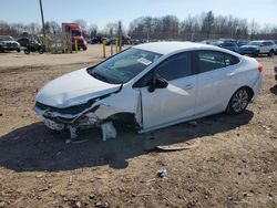 Salvage cars for sale at Chalfont, PA auction: 2019 Chevrolet Cruze LT