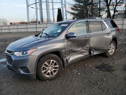 Salvage cars for sale at Windsor, NJ auction: 2018 Chevrolet Traverse LT