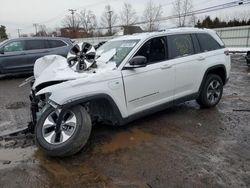 Salvage cars for sale at New Britain, CT auction: 2022 Jeep Grand Cherokee Limited 4XE