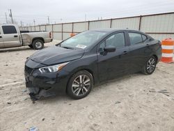 Salvage cars for sale at Haslet, TX auction: 2021 Nissan Versa SV