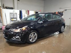 Salvage cars for sale at auction: 2017 Chevrolet Cruze LT