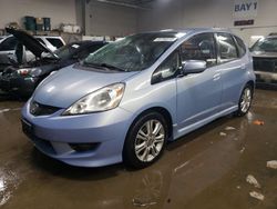 Salvage cars for sale at Elgin, IL auction: 2010 Honda FIT Sport