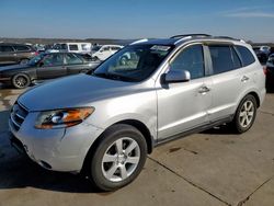 Salvage cars for sale at Grand Prairie, TX auction: 2008 Hyundai Santa FE SE